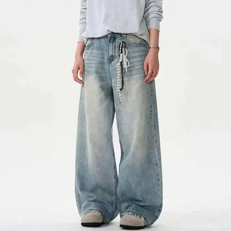 Vintage Wash Baggy Denim