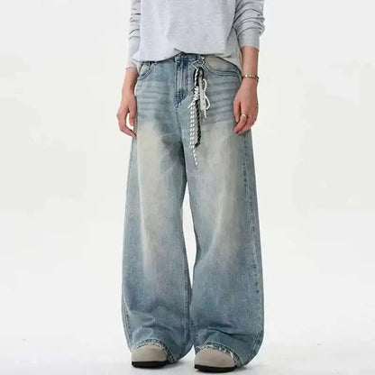 Vintage Wash Baggy Denim