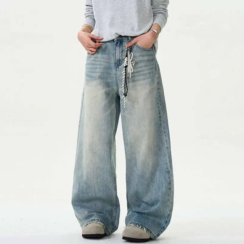 Vintage Wash Baggy Denim