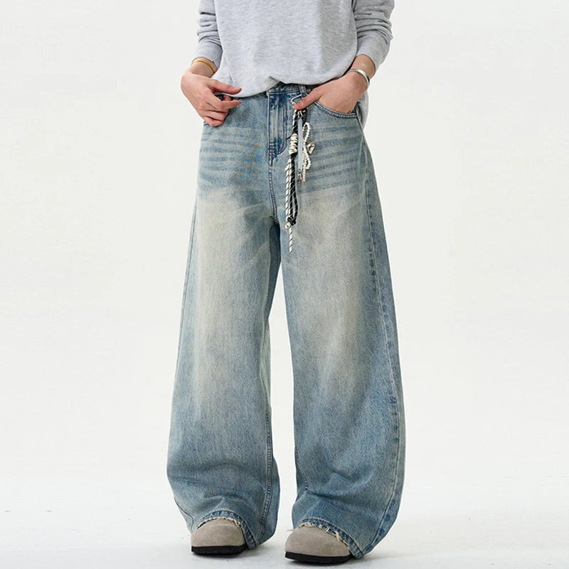 Vintage Wash Baggy Denim