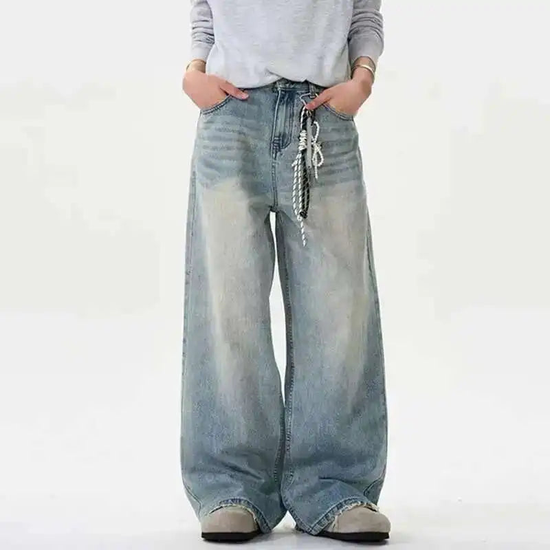 Vintage Wash Baggy Denim