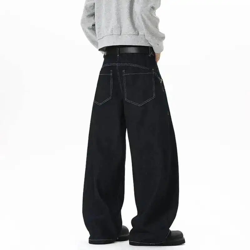 Double Waist Baggy Denim
